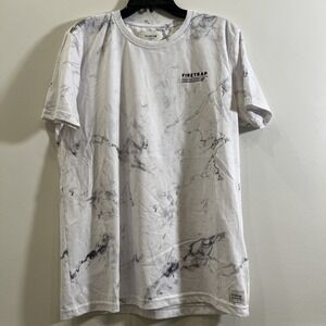 Firetrap Men's Deadly Denim Blackseal Sub T Shirt‎ Crew Neck Short Sleeve Dyed